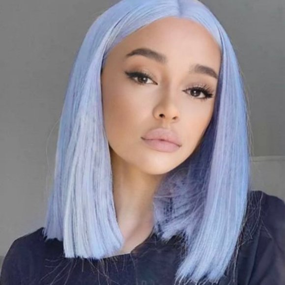 NEW Ice Blue Synthetic Wig - Picture 4 of 4